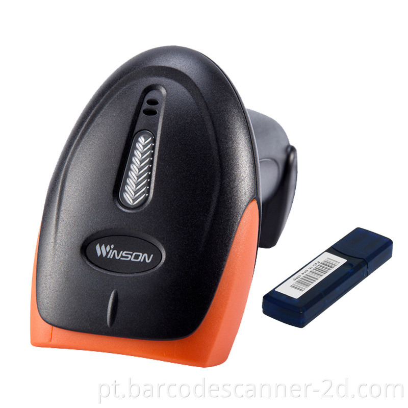 Scanner de código de barras a laser de senso automático Scanner USB 1d 2d Código QR Scanner de código de barras com fio BS-727 Scanner de código de barras protetora